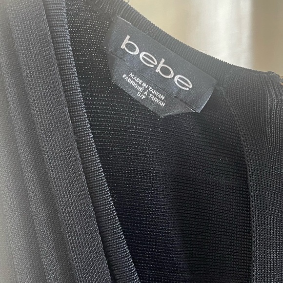 Bebe women’s black bodycon dress - Picture 3 of 4